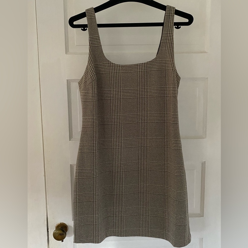 A-Line Mini Houndstooth Dress 10 Banana Republic outlet